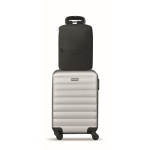 Zaino da viaggio in RPET 600D con sacco sottovuoto e pompa inclusa 18L color nero