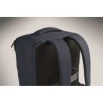 Zaino da viaggio in RPET 600D con sacco sottovuoto e pompa inclusa 18L color blu mare sesta vista fotografica