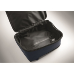 Zaino da viaggio in RPET 600D con sacco sottovuoto e pompa inclusa 18L color blu mare ottava vista fotografica