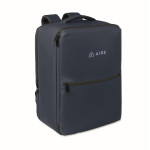 Zaino da viaggio in RPET 600D con sacco sottovuoto e pompa inclusa 18L color blu mare vista principale