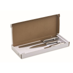 Set di 3 coltelli da cucina in acciaio inox per l’uso quotidiano color argento seconda vista