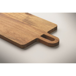 Tagliere in legno di acacia con manico per tagliare e servire ogni giorno color legno quinta vista fotografica