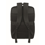 Zaino in RPET con rivestimento in PU per laptop fino a 15'' color nero quarta vista
