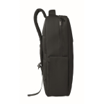 Zaino in RPET con rivestimento in PU per laptop fino a 15'' color nero
