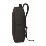 Zaino in RPET con rivestimento in PU per laptop fino a 15'' color nero