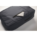 Zaino in RPET con rivestimento in PU per laptop fino a 15'' color blu vista fotografia