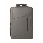 Zaino in RPET con rivestimento in PU per laptop fino a 15'' color grigio scuro terza vista