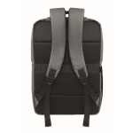Zaino in RPET con rivestimento in PU per laptop fino a 15'' color grigio scuro quarta vista
