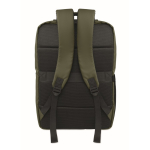 Zaino in RPET con rivestimento in PU per laptop fino a 15'' color verde militare quarta vista