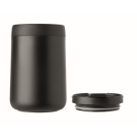Bicchiere termico in acciaio inox con filtro riutilizzabile per caffè 450ml color nero nona vista