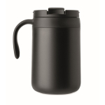 Bicchiere termico in acciaio inox con filtro riutilizzabile per caffè 450ml color nero decima vista