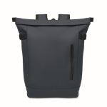 Zaino in PU con capacità per PC da 15” e cinghie per bici 20L color blu terza vista