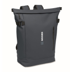 Zaino in PU con capacità per PC da 15” e cinghie per bici 20L color blu vista principale