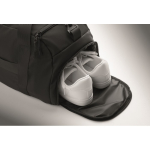 Borsa sportiva in nylon con fascia per trolley e tracolla 20L color nero terza vista fotografica