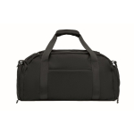 Borsa sportiva in nylon con fascia per trolley e tracolla 20L color nero settima vista