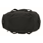 Borsa sportiva in nylon con fascia per trolley e tracolla 20L color nero nona vista