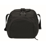 Borsa sportiva in nylon con fascia per trolley e tracolla 20L color nero decima vista