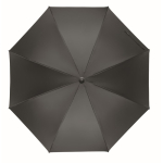 Ombrello automatico in pongee antivento con manico dritto Ø137 color grigio scuro sesta vista
