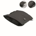 Borsa di compressione sottovuoto in poliestere con valvola e doppia chiusura 10L color nero