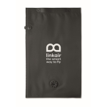 Borsa di compressione sottovuoto in poliestere con valvola e doppia chiusura 10L color nero seconda vista principale