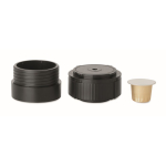 Macchina da caffè portatile per caffè macinato e capsule compatibili 1.800mAh color nero settima vista