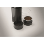 Macchina da caffè portatile per caffè macinato e capsule compatibili 1.800mAh color nero vista fotografia