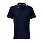 Polo unisex in cotone con riga a contrasto 200g/m² SOL'S PALERMO color blu oltremare