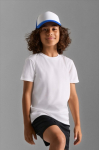 T-shirt sport da bambino in poliestere riciclato 150 g/m² SOL'S SPRINT color bianco seconda vista
