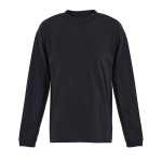 T-shirt unisex in cotone riciclato stile oversize 220 g/m² SOL'S LEGACY color nero terza vista