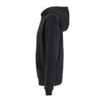 Felpa unisex in cotone con cappuccio e zip 450 g/m² SOL'S LEGACY color nero sesta vista