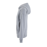 Felpa unisex in cotone con cappuccio e zip 450 g/m² SOL'S LEGACY color grigio chiaro sesta vista