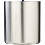Tazza termica a doppia parete con moschettone integrato 200ml color blu vista laterale