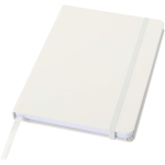 Taccuino A5 con chiusura elastica e nastro dello stesso colore, pagine puntinate color bianco