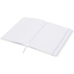 Taccuino A5 con chiusura elastica e nastro dello stesso colore, pagine puntinate color bianco