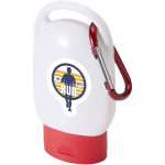 Crema solare SPF 30 con moschettone integrato e aroma alla vaniglia 30ml color rosso