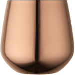 Set di due tazze in acciaio inox con finitura oro rosa 540ml color rosa seconda vista frontale