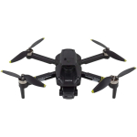 Drone Prixton con app mobile e rilevamento ostacoli multidirezionale color nero seconda vista frontale