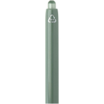 Penna a sfera in plastica riciclata a doppia iniezione con inchiostro blu color verde jeansato vista dettaglio 1
