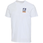 T-shirt unisex a maniche corte in cotone biologico 160 g/m2 Elevate color bianco vista con stampa serigrafica