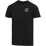 T-shirt unisex a maniche corte con girocollo in cotone 200 g/m2 Elevate color nero vista con stampa serigrafica
