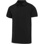 Polo unisex a maniche corte in cotone misto 220 g/m² Elevate color nero