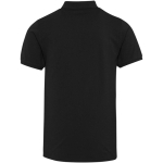 Polo unisex a maniche corte in cotone misto 220 g/m² Elevate color nero seconda vista posteriore