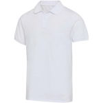 Polo unisex a maniche corte in cotone misto 220 g/m² Elevate color bianco