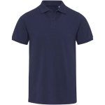 Polo unisex a maniche corte in cotone misto 220 g/m² Elevate color blu mare seconda vista frontale