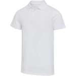 Polo unisex a maniche corte in cotone biologico certificato 180 g/m2 Elevate color bianco