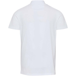 Polo unisex a maniche corte in cotone biologico certificato 180 g/m2 Elevate color bianco seconda vista posteriore