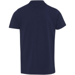 Polo unisex a maniche corte in cotone biologico certificato 180 g/m2 Elevate color blu mare seconda vista posteriore