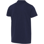 Polo unisex a maniche corte in cotone biologico certificato 180 g/m2 Elevate color blu mare terza vista posteriore