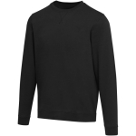 Felpa unisex girocollo con interno spazzolato 280 g/m2 Elevate color nero