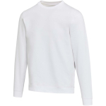 Felpa unisex girocollo con interno spazzolato 280 g/m2 Elevate color bianco